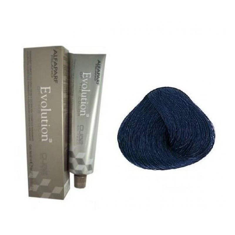 Alfaparf Evolution of the Color CUBE hajfesték - 1.11 60ml Blue Black képe 1